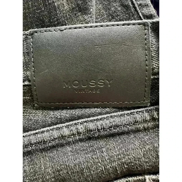 Moussy Vintage MV Checotah Skinny in Black Size 28 - Picture 10 of 10